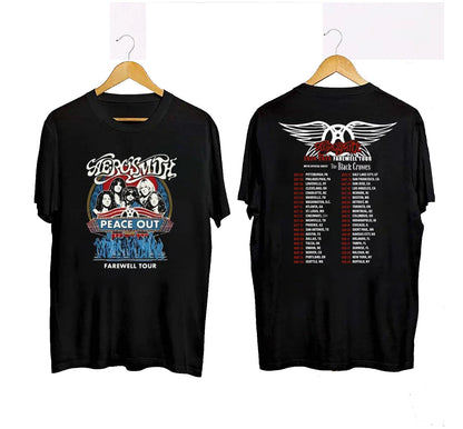 Aerosmith Peace Out Farewell Tour 2024-2025 T-shirt