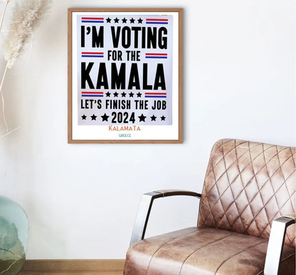 Kamala Harris Madam President Poster