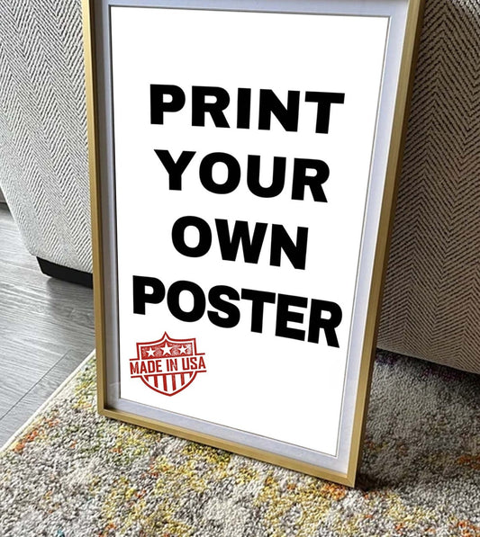 Custom Poster Printing - Custom Print Poster - Poster Printing - Personalized Poster - Movie Poster - Family Photo Poster - Wedding