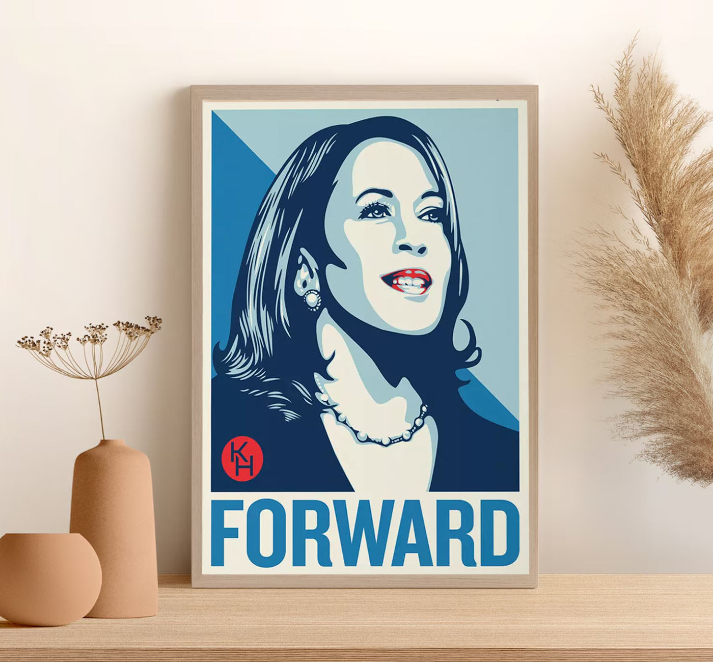 Kamala Harris Foward Poster