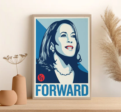 Kamala Harris Foward Poster