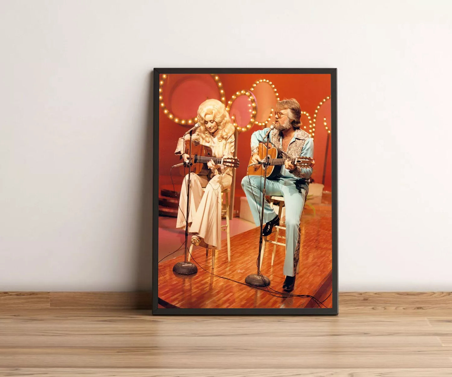 Dolly Parton and Kenny Rogers Poster