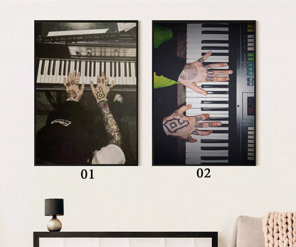 Mac Playing Piano Poster, Fans Gift