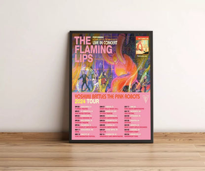 The Flaming Lips 'Yoshimi Battles the Pink Robots' 2024 Tour Poster