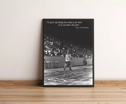 Steve Prefontaine "The Gift" c.1972 Motivational Action Poster