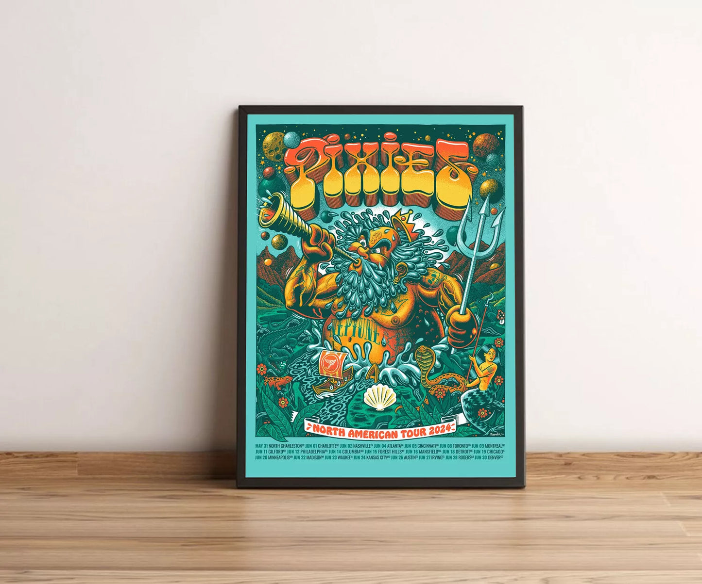 Pixies North American Tour 2024 Poster